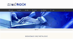Desktop Screenshot of metalogic.fr